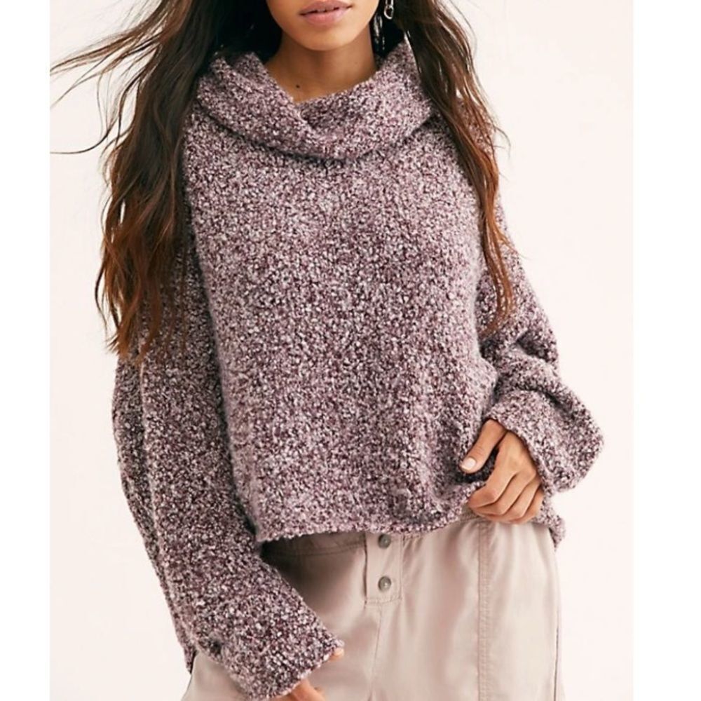 NWT Free People BFF Heather Turtleneck Sweater